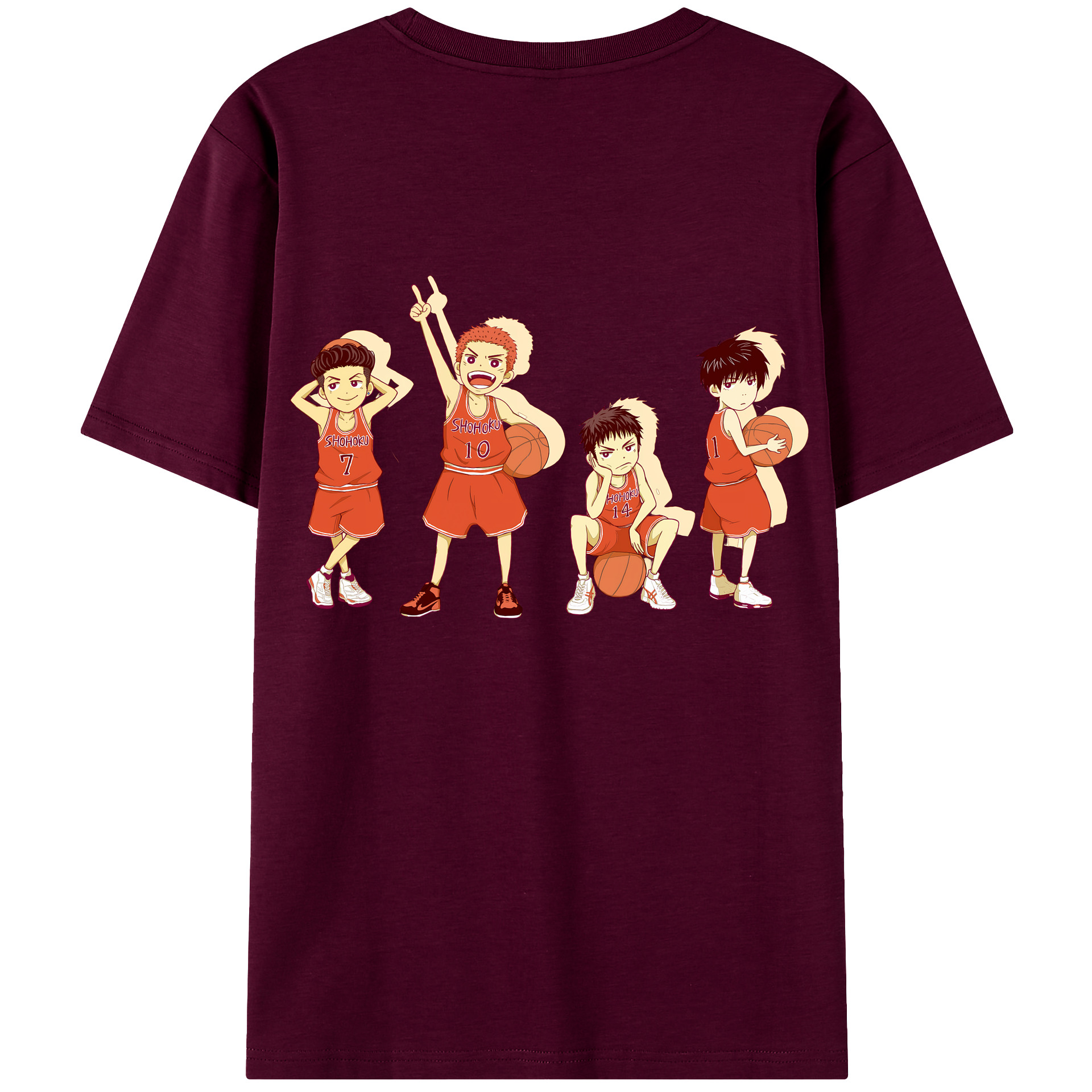 （画像用） SLAM DUNK／スラムダンク レディース半袖Tシャツ(バックプリント)